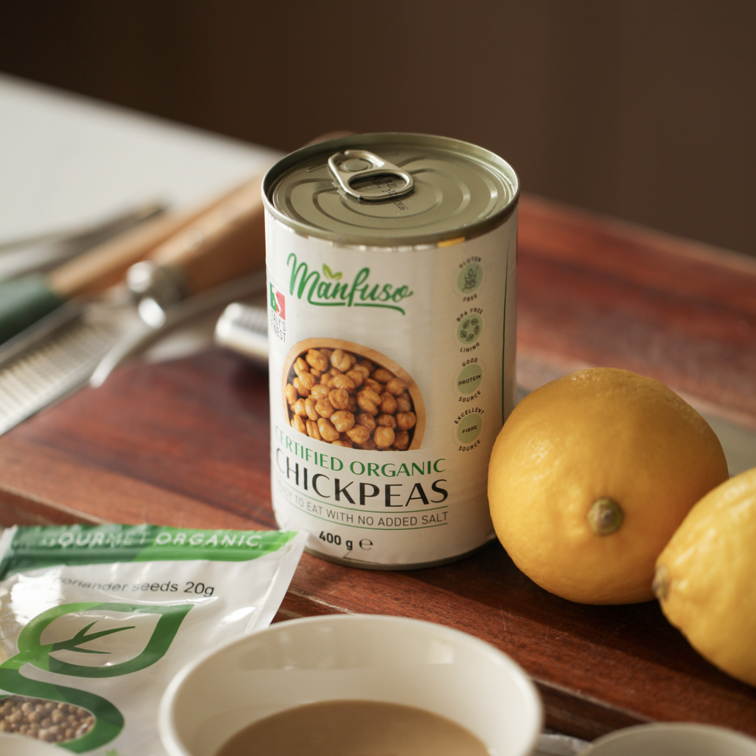 Organic Chickpeas - Manfuso